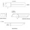 Ekena Millwork Heaton Hidden Support Steel Bracket w/ 10" Support Depth, Hammered Bright Red 3"W x 14"D x 2"H BKTM03X14X02HEHRE - alternate 6